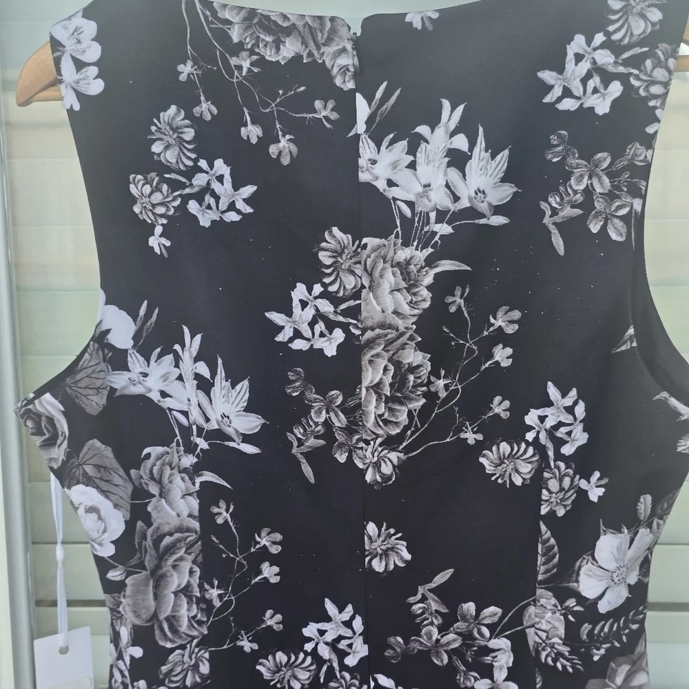 $116 Siena Women Printed Sleeveless Scuba Bodycon Dress Sz 16 Cocktail Party NWT - Picture 15 of 15